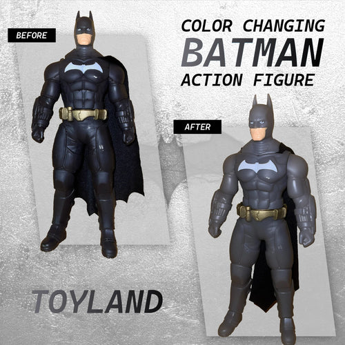 Color-Changing Batman Action Figure – Heat-Activated 10-Inch Toy