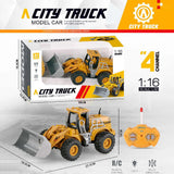 Construction Bulldozer Toy for Kids – 1:16 Scale Engineering Truck
