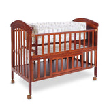 Tinnies Wooden Baby Cot with Storage – Brown (0-4 Years)