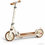 Cream Big Wheel Foldable Kick Scooter for Kids
