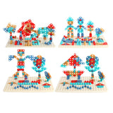 Creative Mosaic Blocks Table Set for Kids – 259 Pieces