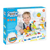Creative Puzzle Tool Set for Kids | 2D & 3D DIY Drill Building Kit | Educational STEM Toy