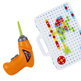 Creative Puzzle Tool Set for Kids | 2D & 3D DIY Drill Building Kit | Educational STEM Toy