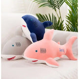Cute Ocean Shark Plush Toy with Soft Fins & Embroidered Details (60 CM)