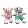 Cute Teddy Bear Plush Toys Pair – Soft Stuffed Assorted Bears (Set of 2)
