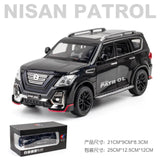 1:24 Diecast Nissan Patrol SUV Model Car – Pull-Back with Lights & Sound