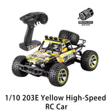 1:10 Large 4WD RC Monster Truck – High-Speed Off-Road with LED Lights