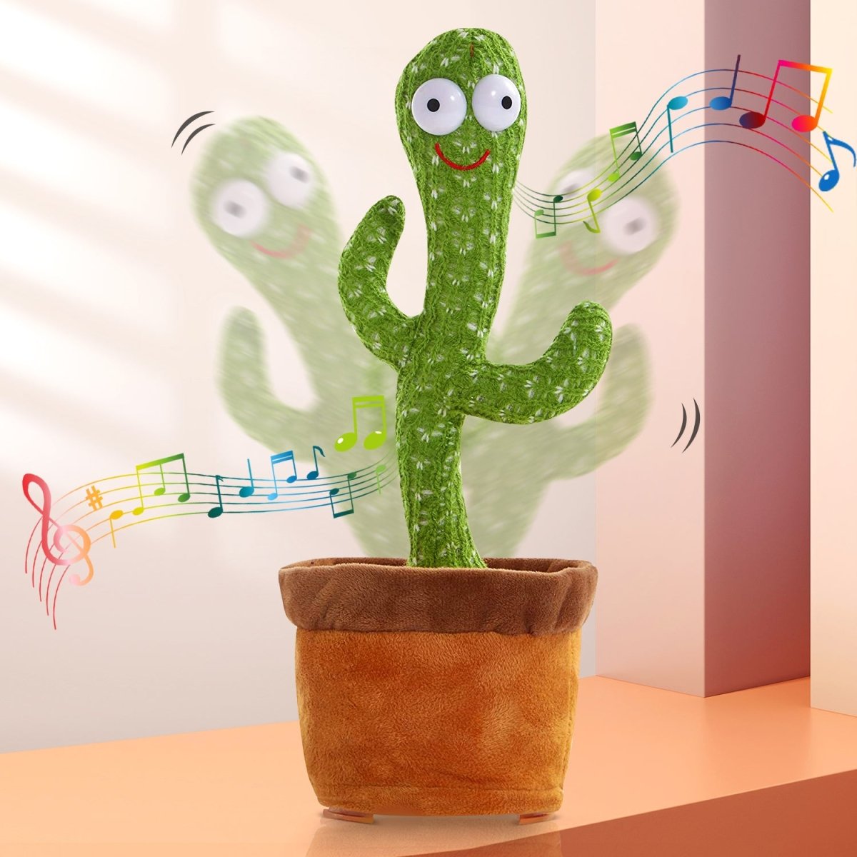 Dancing Cactus Toy | Singing Talking Rechargeable Plush