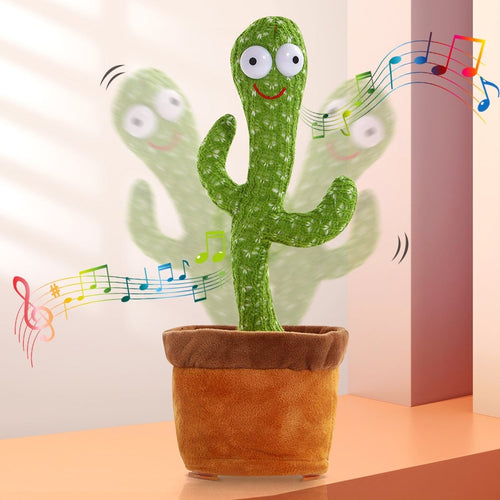 Dancing Cactus Toy | Singing Talking Rechargeable Plush
