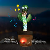 Dancing Cactus Toy | Singing Talking Rechargeable Plush