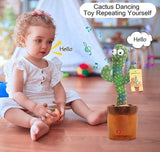 Dancing Cactus Toy | Singing Talking Rechargeable Plush