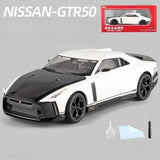 Nissan GTR50 1:18 Diecast Model Car – Smoke, Lights & Sound