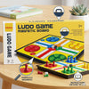 Diledao Magnetic Ludo Game Board | Folding Travel Ludo with Carry Handle for Families