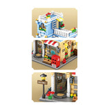 DIY 713-Piece Mini Hotel Building Toy for Kids