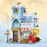 DIY 713-Piece Mini Hotel Building Toy for Kids