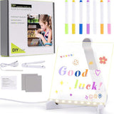 DIY Acrylic Luminescent Handwriting Lamp with LED Glow Board