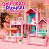 DIY Dreamy Pink Dollhouse Playset for Girls