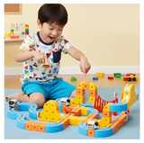 Magnetic Rail Electric Train Set for Kids – 67 Pieces