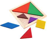 Wooden Tangram Intelligence Puzzle for Kids – Classic 7-Piece Shape Puzzle