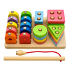 Wooden Magnetic Fishing & Shape Sorting Toy for Kids