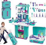 Doctor Trolley Medical Playset for Kids – Pretend Play Doctor Kit