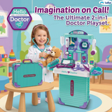 Doctor Trolley Medical Playset for Kids – Pretend Play Doctor Kit