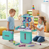 Doctor Trolley Medical Playset for Kids – Pretend Play Doctor Kit