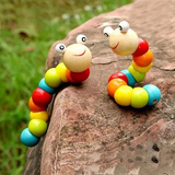 Flexible Wooden Caterpillar Twist Toy for Kids