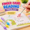 Finger Hand Reading Pointer Stick – Extendable Classroom Pointer