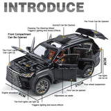 Lexus LX600 1:24 Diecast Model Car – Lights & Sound