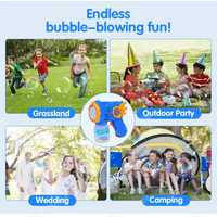 Automatic bubble maker machine bubbles in air