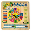 Educational Wooden Calendar Clock – Time, Weather & Seasons Learning Board