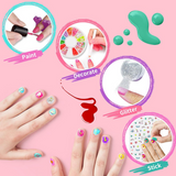 Nail Polish Kit for Kids with Dryer – Peel-Off Manicure Set