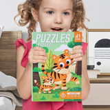 Magnetic Puzzle Book for Kids - Fairy, Sea & Animal Themes