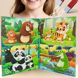 Magnetic Puzzle Book for Kids - Fairy, Sea & Animal Themes
