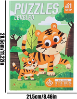 Magnetic Puzzle Book for Kids - Fairy, Sea & Animal Themes