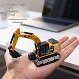 1:64 Scale Mini RC Excavator – Desktop Construction Toy