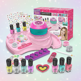 Nail Polish Kit for Kids with Dryer – Peel-Off Manicure Set