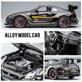 Nissan GTR 1:24 Diecast Model Car – Pull-Back Collectible