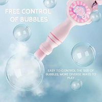 Magic fog bubble wand toy in use outdoors