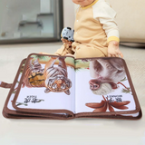 Animal Touch and Feel Cloth Book for Babies