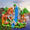 Magnetic Building Block Cubes – Pixel World Style, 100 Pieces