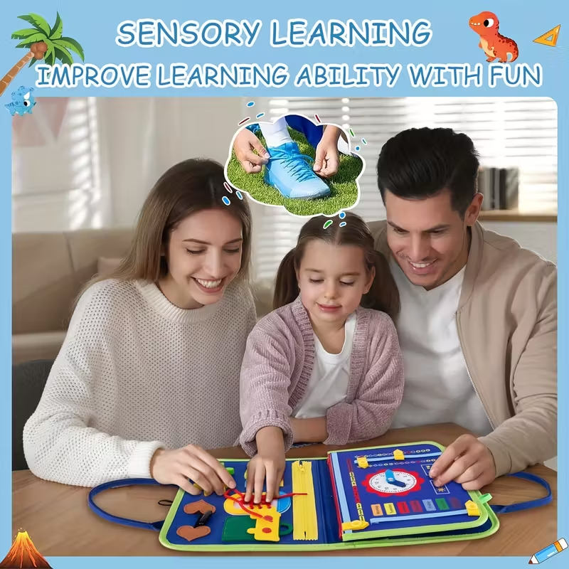 Felt busy book mermaid sea animal design learning toy Pakistan