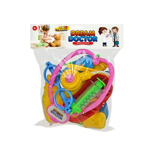 Dream Doctor Set – Portable PVC Pouch Medical Playset for Kids