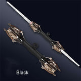 Dual Head Rotate Sword with Spark Lights | Telescopic LED Lightsaber Toy for Kids