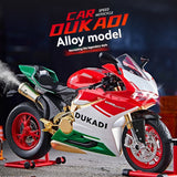 Ducati Panigale 1299 Diecast Motorcycle – 1:9 Scale with Key-Start Smoke &amp; Sound