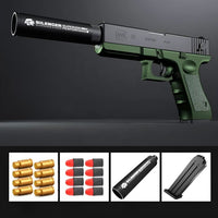 Manual Airsoft Toy Blaster Gun with Jump Ejecting Magazine