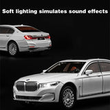 BMW 760Li 1:24 Diecast Model Car – Pull-Back with Lights & Sound