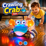 Electric Crawling Crab Toy with Lights &amp; Music for Kids