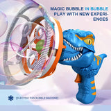 Electric Dinosaur Colorful Smoke Bubble Stick for Kids
